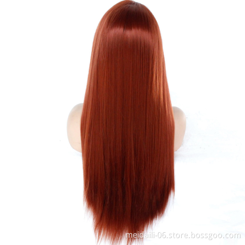 Straight Human Hair Wigs 350 Color 13X4 Lace Frontal Wig Highlight Lace Front Human Hair Wigs For Women